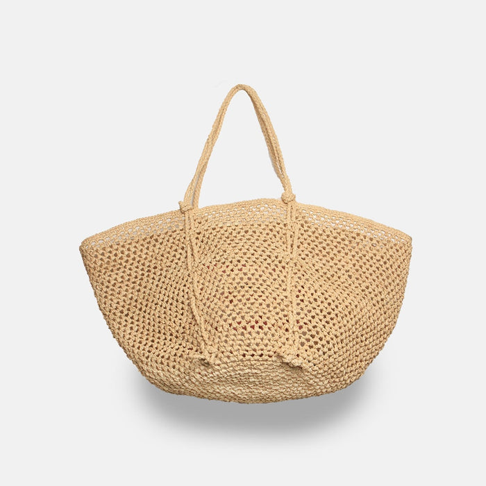 Cap Lacy Basket Bag - Natural Large
